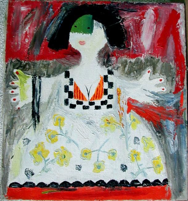 Картина под названием "Infanta" - Mishka Makharadze, Подлинное произведение искусства