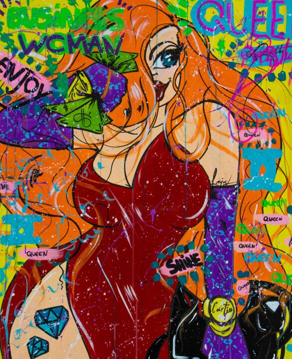 "MANIFESTING" başlıklı Tablo Miss Rose Art Gallery tarafından, Orijinal sanat, Akrilik