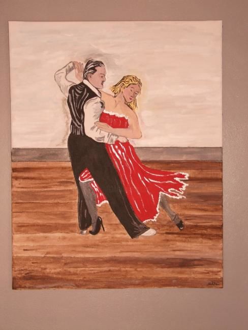 Peinture intitulée "Danse" par Missduval, Œuvre d'art originale