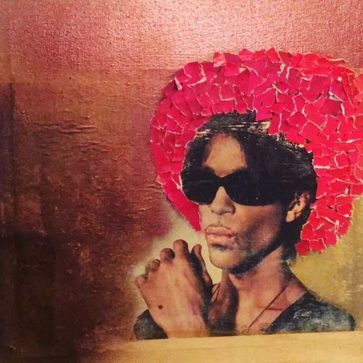 Collages intitulée "Prince" par Miss Eclectic, Œuvre d'art originale, Collages
