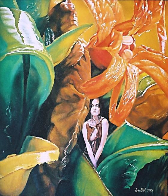 Painting titled "Flora" by Vladimir Ivanov, Original Artwork