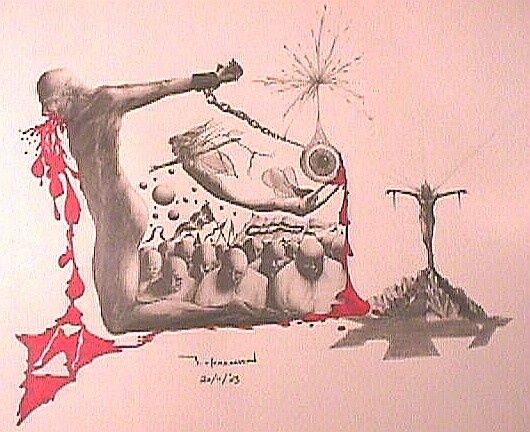 Рисунок под названием "HSBC" - Mkarahan, Подлинное произведение искусства