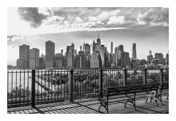 Fotografia intitulada "NYC Serenity" por Michaël B. (mkb_9t), Obras de arte originais, Fotografia digital
