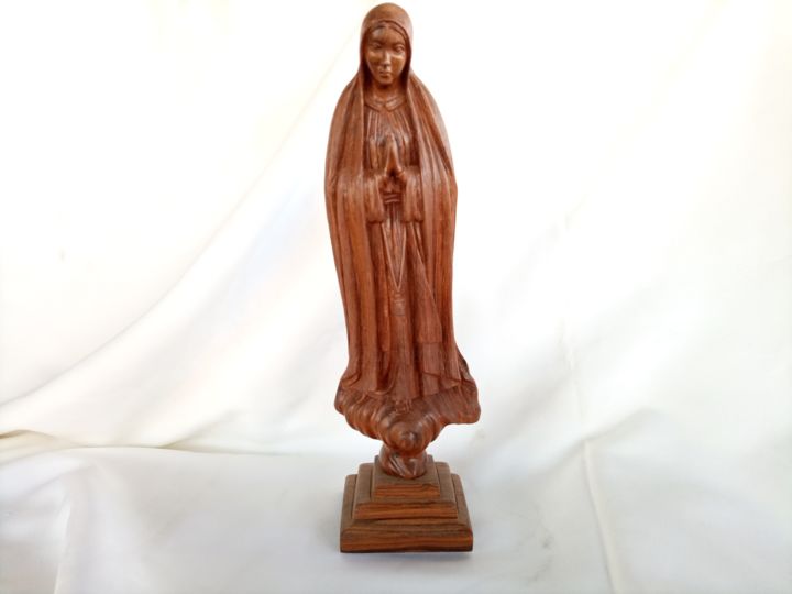 "Virgin Mary,Mother…" başlıklı Heykel Jafeth Moiane tarafından, Orijinal sanat, Ahşap