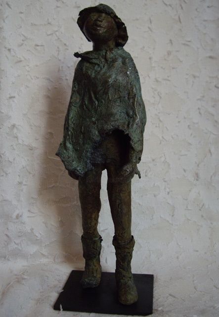 Skulptur mit dem Titel "Jour de pluie" von Michèle Lemée, Original-Kunstwerk