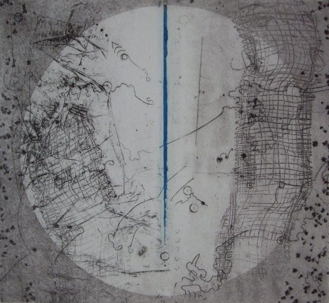 绘画 标题为“Gravure 1” 由Michèle Lemée, 原创艺术品