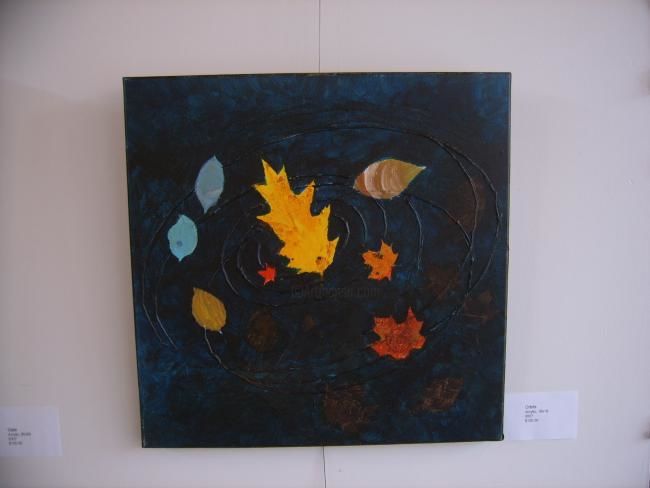 Painting titled "orbits" by Marc Levesque, Original Art,