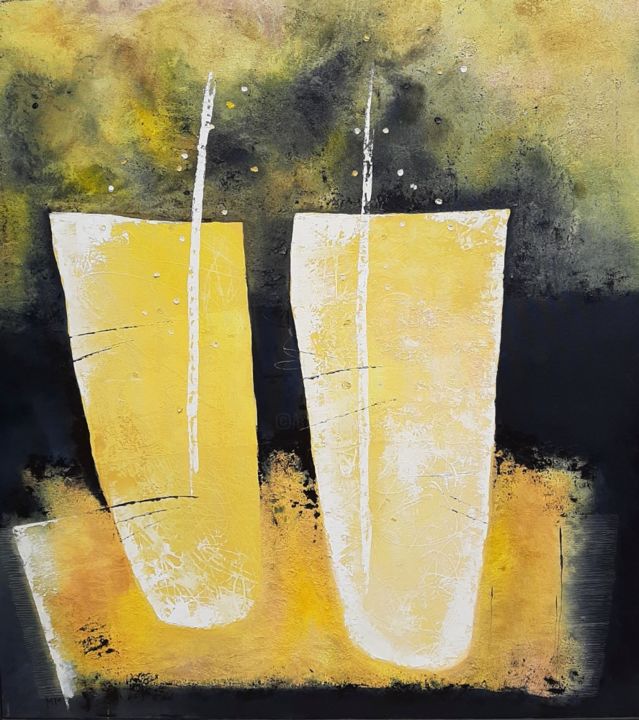 "" Citronáda "" başlıklı Tablo Markéta Mazancová tarafından, Orijinal sanat, Petrol