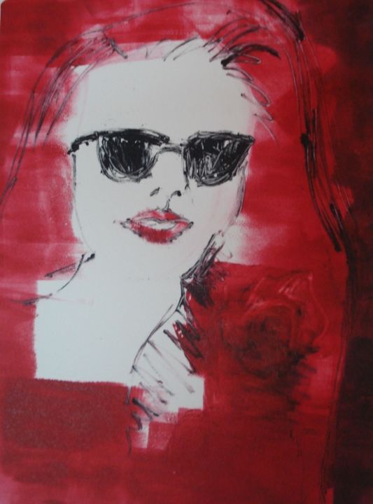 Painting titled "blonde-girl.jpg" by Mmguzzetti, Original Artwork