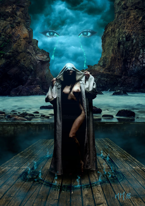 Arte digitale intitolato "sacrifice.jpg" da Martins Mickael, Opera d'arte originale, Fotomontaggio