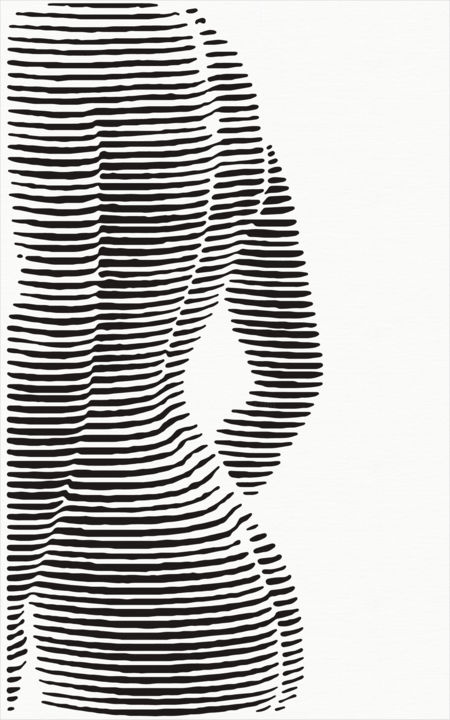 Картина под названием "Woman's body, 2019" - Modesta Lukosiute-Narkiene, Подлинное произведение искусства, Рисунок распылите…