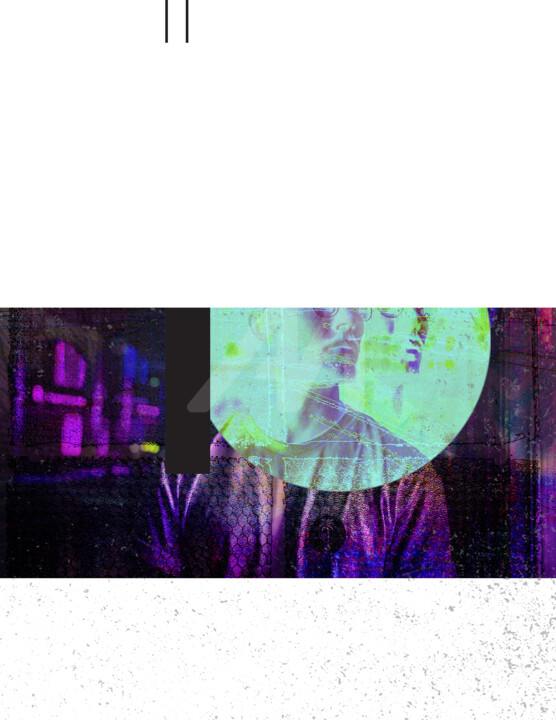 Arts numériques intitulée "Nocture.jpg" par Mographic, Œuvre d'art originale, Photo montage
