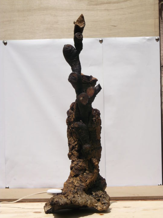 Sculpture intitulée "lieges-flottants-16…" par Mohamed El-Yazid Mokrani, Œuvre d'art originale
