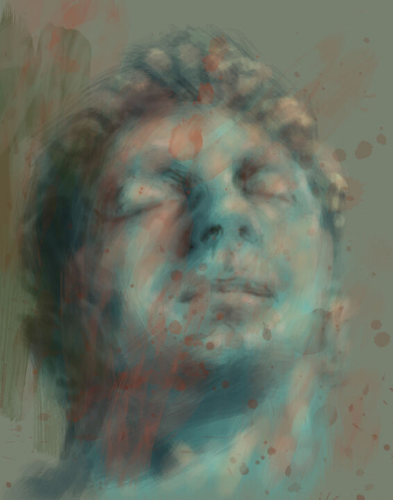 Digitale Kunst getiteld "portrait 11" door Arta85, Origineel Kunstwerk, Digitaal Schilderwerk