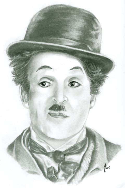 "Charlie Chaplin" başlıklı Tablo Amri Mohamed tarafından, Orijinal sanat