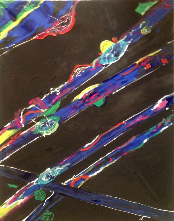 Painting titled "Energy" by Mohammed Rachid Iraqi, Original Artwork