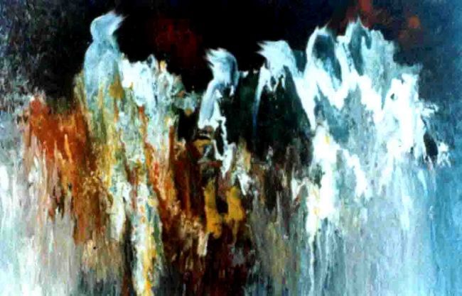 Peinture intitulée "Transe" par Mohammed Saoud, Œuvre d'art originale