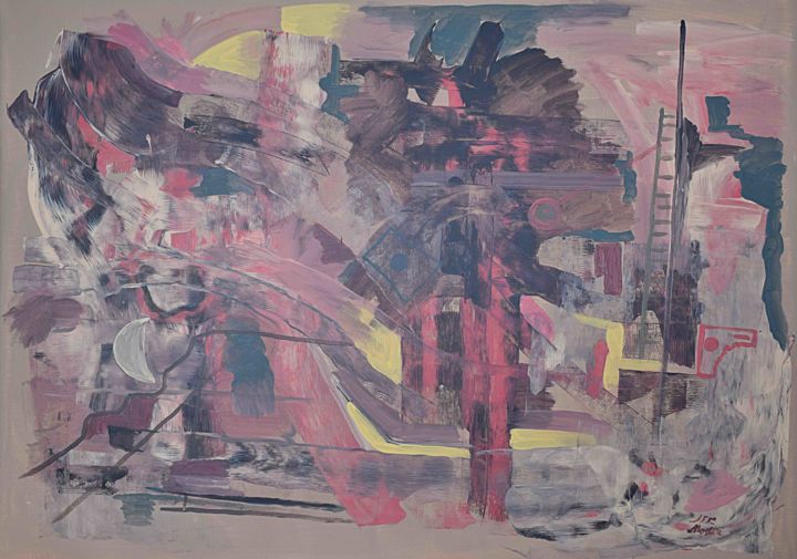 Pittura intitolato "Grounding #12" da Mohsen Modiri, Opera d'arte originale, Acrilico
