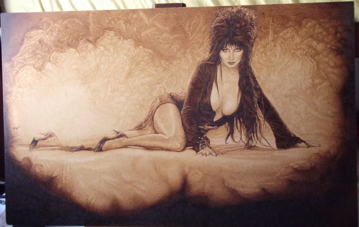 Drawing titled "Elvira - Cassandra…" by M.Arte, Original Artwork, Pencil