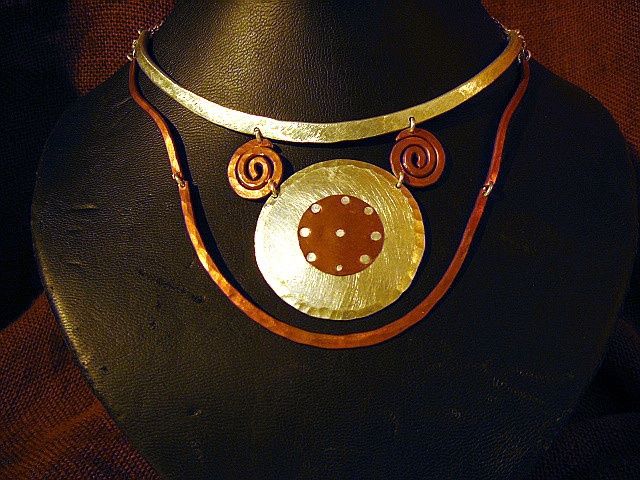 Artigianato intitolato "collana necklace" da Francesco Lucatelli, Opera d'arte originale