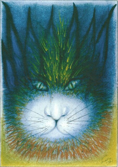 Zeichnungen mit dem Titel "The Rabbit" von Mollie Chau, Original-Kunstwerk, Pastell