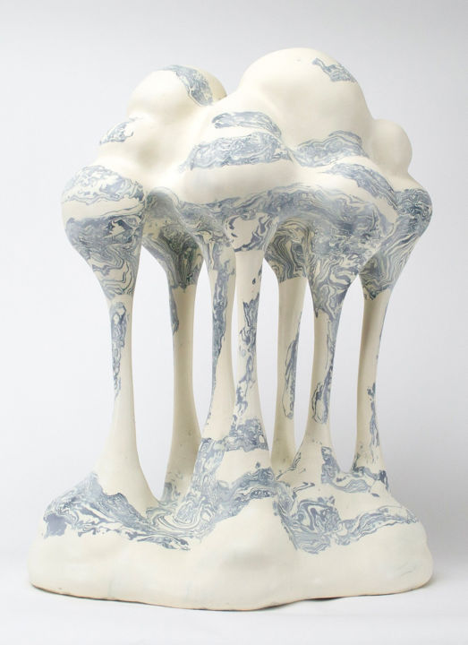 Скульптура под названием "Veil" - Molly Peacock, Подлинное произведение искусства, Керамика
