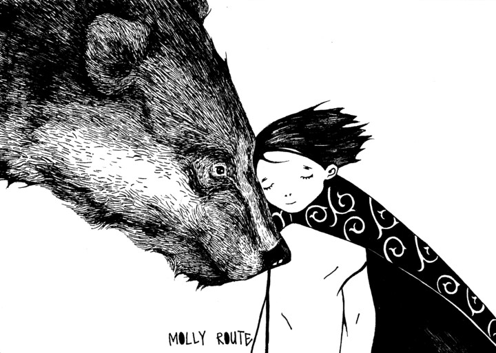 Drawing titled "fairy-tale" by Molly Route, Original Artwork