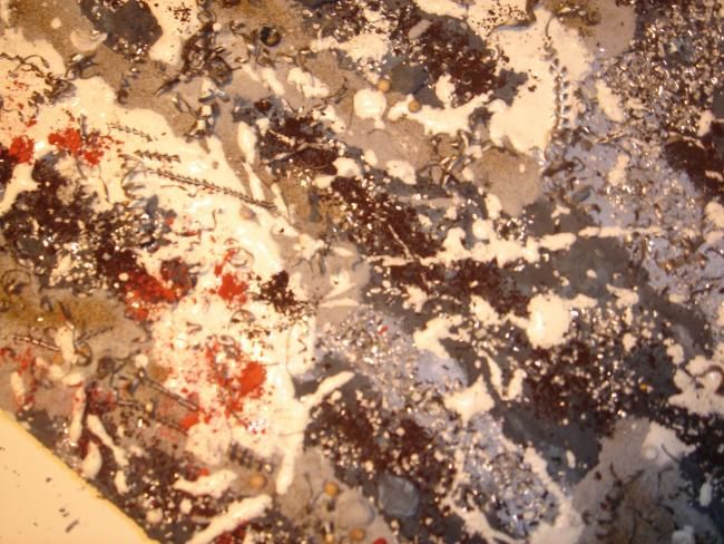 Peinture intitulée "Le monde à Philou 6" par Mone Popp, Œuvre d'art originale, Huile