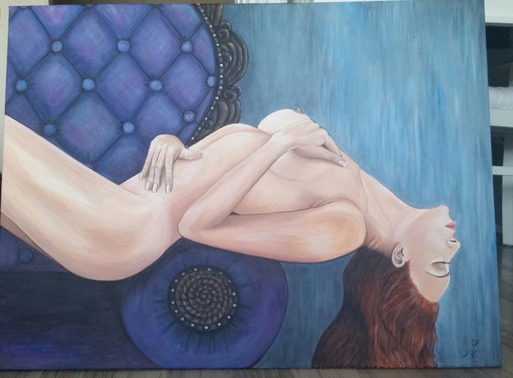 Painting titled "The Goddess" by Monica Canovas, Original Artwork