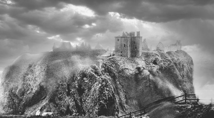 Fotografia intitulada "A Magic Castle" por Monika Cherkaoui, Obras de arte originais, Fotografia digital