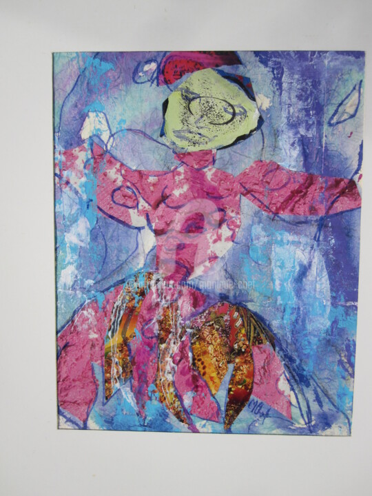 Peinture intitulée "Marionnette 2" par Monique Chef, Œuvre d'art originale, Autre