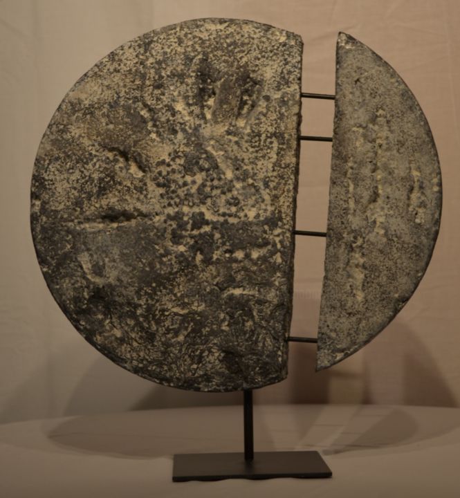 Sculpture intitulée "Effet pierre" par Monique Schoonenburg (MSC), Œuvre d'art originale