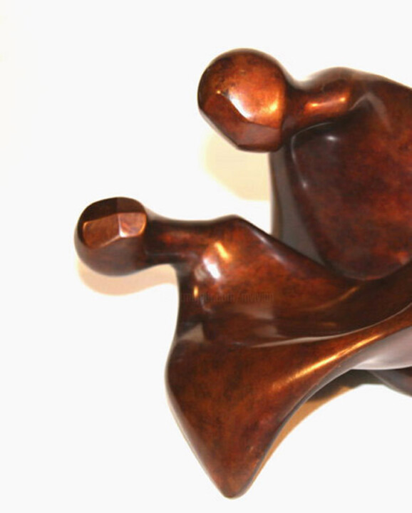 Skulptur mit dem Titel "Détail Harmonie - D…" von Monique Vivian, Original-Kunstwerk, Metalle