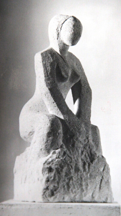 Sculpture titled "Maquette Sculpture" by Monique Vivian, Original Artwork, Stone