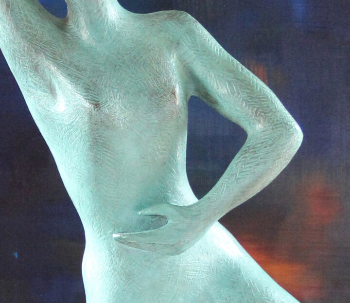 Sculpture titled "Martha Graham - Scu…" by Monique Vivian, Original Artwork, Metals