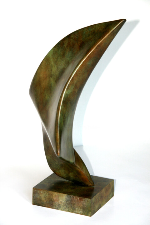 Sculpture titled "Perfection des lign…" by Monique Vivian, Original Artwork, Metals