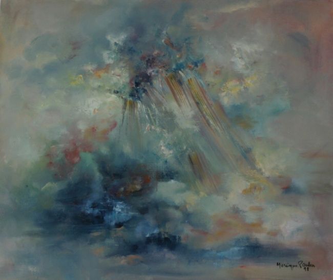 Peinture intitulée "sans titre" par Monique Paulus, Œuvre d'art originale,