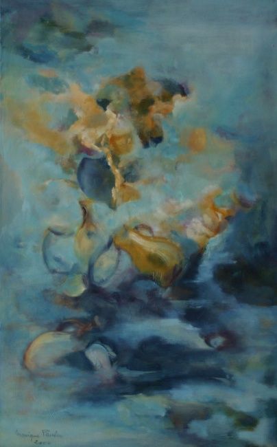 Peinture intitulée "sans titre" par Monique Paulus, Œuvre d'art originale,