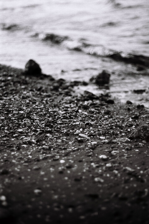 Fotografie getiteld "Sea stills #1" door Monochrome Renditions, Origineel Kunstwerk, Film fotografie