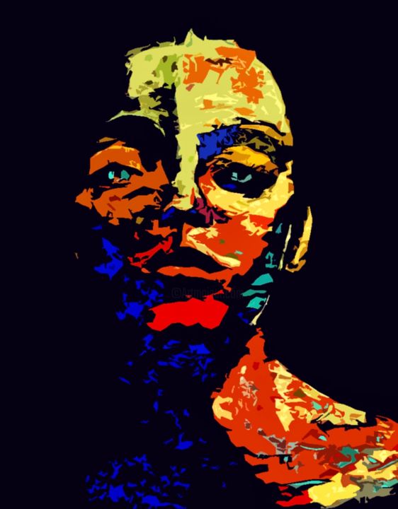 Arts numériques intitulée "Street Art I" par Monor, Œuvre d'art originale, Peinture numérique