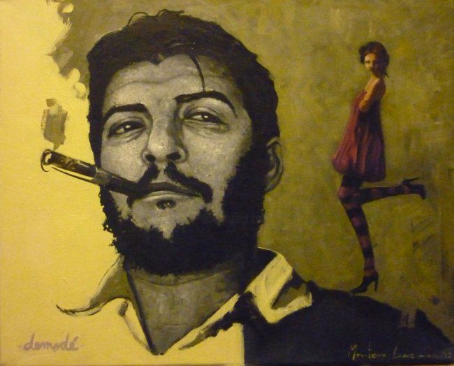 Pintura titulada "Demodé" por Matías Montero Lacasa, Obra de arte original,