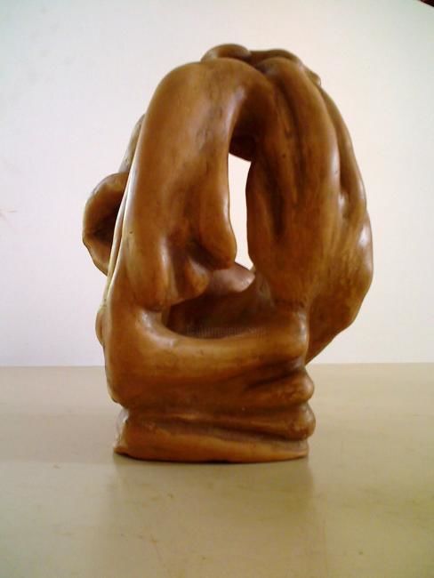 Escultura intitulada "DAR E RECEBER" por Montesa, Obras de arte originais