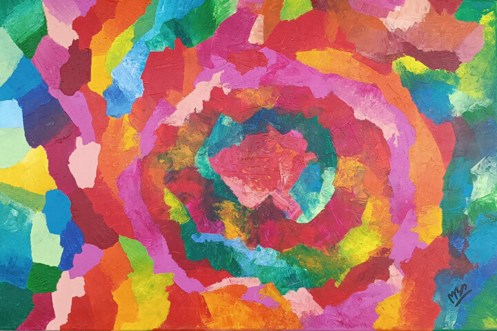 Pintura titulada "Colors" por Montse Barberà Pujol, Obra de arte original, Acrílico