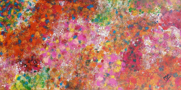 Painting titled "Bubbles" by Montse Barberà Pujol, Original Artwork, Acrylic