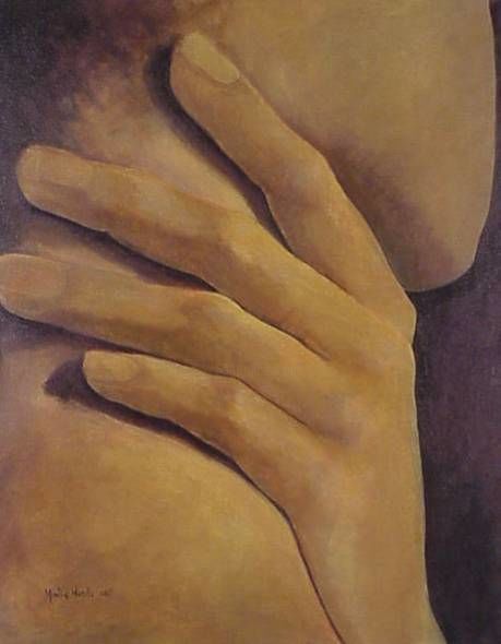 Painting titled "de la serie  " mano…" by Montse Morillo, Original Artwork