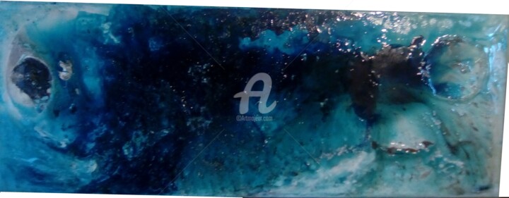 Pintura titulada "Aquatic One" por Moon, Obra de arte original, Oleo