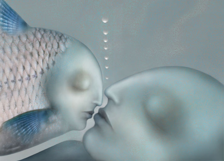 Цифровое искусство под названием "about love" - Svetlana Bobrova, Подлинное произведение искусства, 2D Цифровая Работа