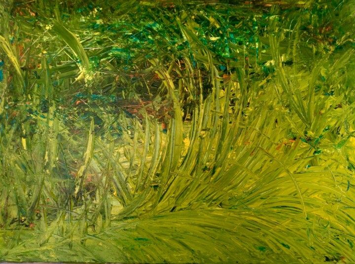 Schilderij getiteld "CÉRÉALES" door Moreau Franck Didier, Origineel Kunstwerk, Acryl