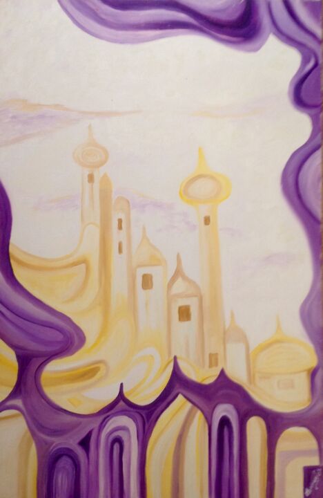 Pintura titulada "SAHARA" por Moreau Franck Didier, Obra de arte original, Oleo