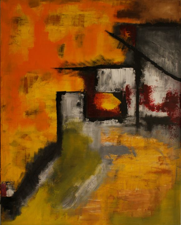 Painting titled "Mindscape G03 (Verã…" by Morenu, Original Artwork, Acrylic